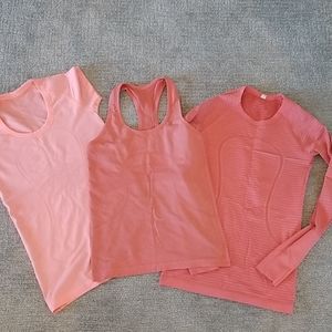 Like New Lot of Lululemon Swiftly Tech sz 6